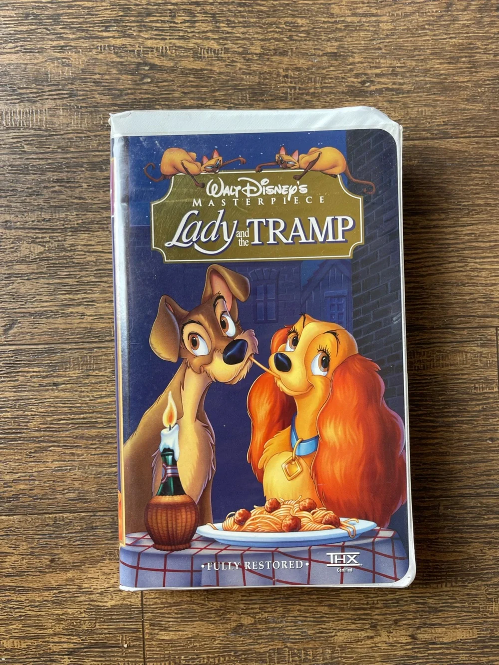 Disney Lady and the Tramp VHS Walt Disney Masterpiece Collection 1998